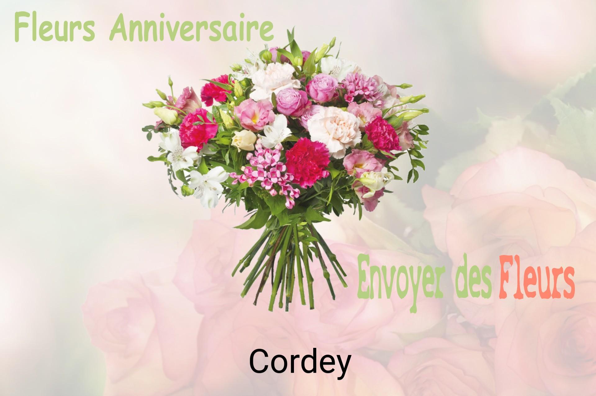 Bouquet de fleurs d’anniversaire livré à Cordey